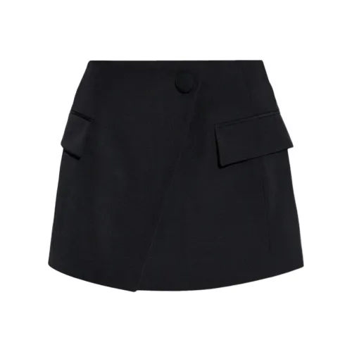 BALMAIN Черные Женские Повседневные Короткие Юбки