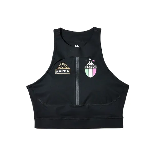 KAPPA Спортивные жилеты Женские Черный Неон Оранжевый Желтый