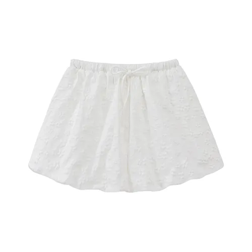 MTHE Повседневные короткие юбки Женские Белые
