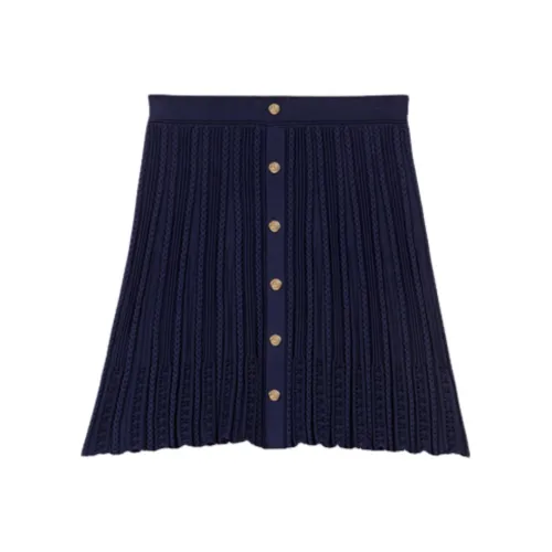 Maje Повседневные короткие юбки Женские Темно-синий