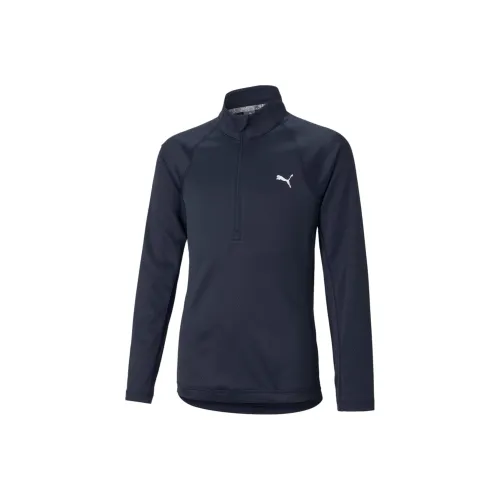 PUMA Quarter Zip Морской синий Женская одежда для гольфа