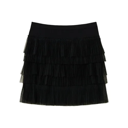 TWINSET Milano FW24 Повседневные короткие юбки Женские Черный