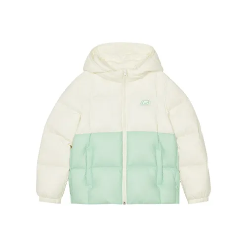 Skechers Kids Пуховик Светло-зеленый Подростки