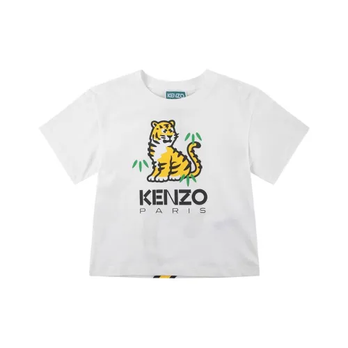 KENZO Белая Детская Рубашка