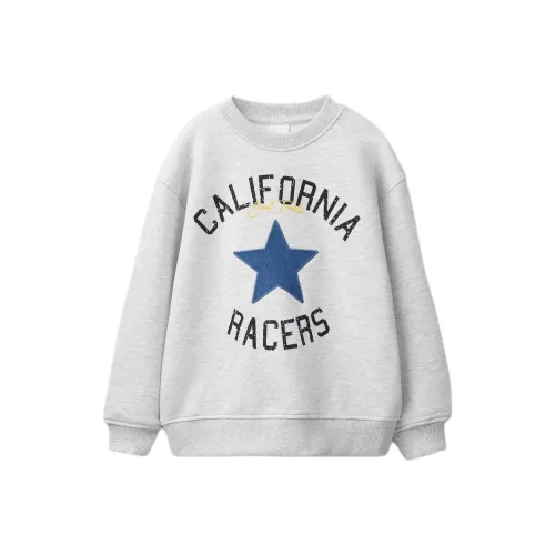 ZARA Толстовка Зебра с принтом Серый для детей 3-7 лет