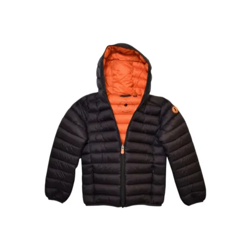 SAVE THE DUCK Хлопковый пуховик Черный Детский