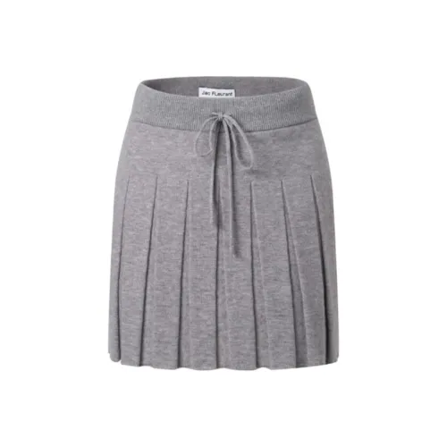 JAC FLEURANT Повседневные короткие юбки Женские Серый