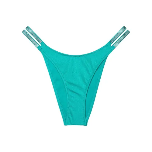Victoria's Secret Двойной SHINE Ремень Бразильские Бикини Низ Capri Sea Плавки Женские Capri Sea