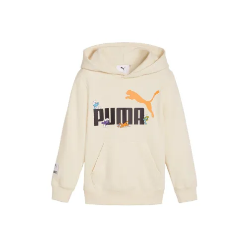 PUMA Хлопок, льняная ткань, смесь в натуральном цвете, Kids, свитшоты