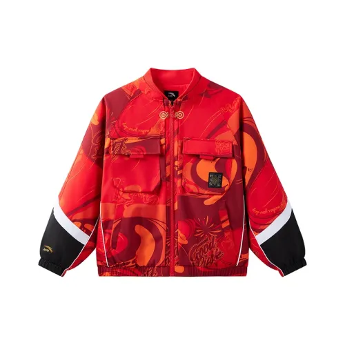 Antakids Куртки Пальто New National Флаг Красный С принтом по всей поверхности Подростки