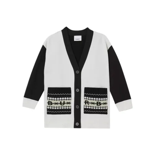 Burberry FW22 Свитер Черный Белый Детский