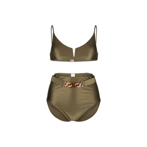 Zimmermann Бикини Женские Оливково-зеленый