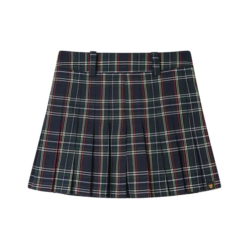 DANGEROUSPEOPLE Повседневные короткие юбки Женские Черная клетка