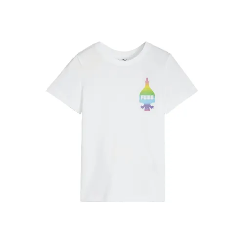 PUMA x TROLLS White Trolls T-Shirt Белый Детский