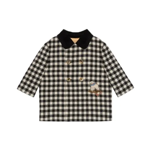 GUCCI Куртки и пальто Черный Белый Для младенцев и малышей