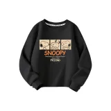 Чёрный трёхсеточный Снупи