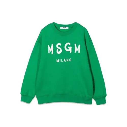 MSGM Зеленый Kids Свитеры