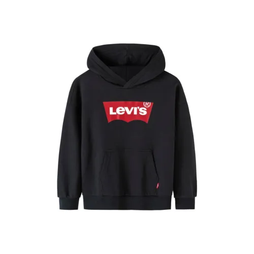 Levis Глубокий черный Унисекс Свитшоты