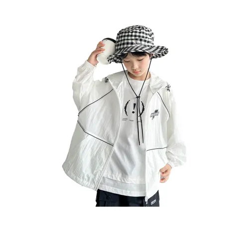 The panda is round Куртки Пальто Белый Подростки