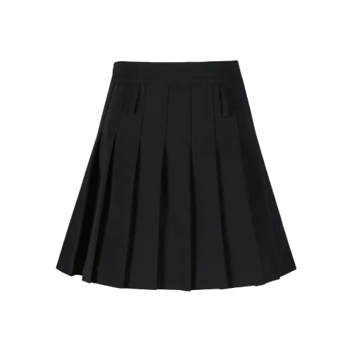 Wen Shan Повседневные короткие юбки Женские Черный