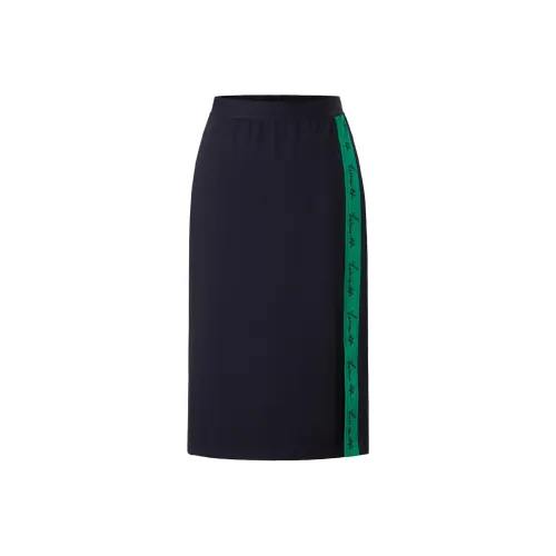 JZ. ANNAKRO Повседневный Длинный Юбка Женские Темно-синий