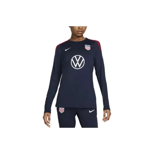 nike USA Strike Футбол Джерси Женские Морской синий