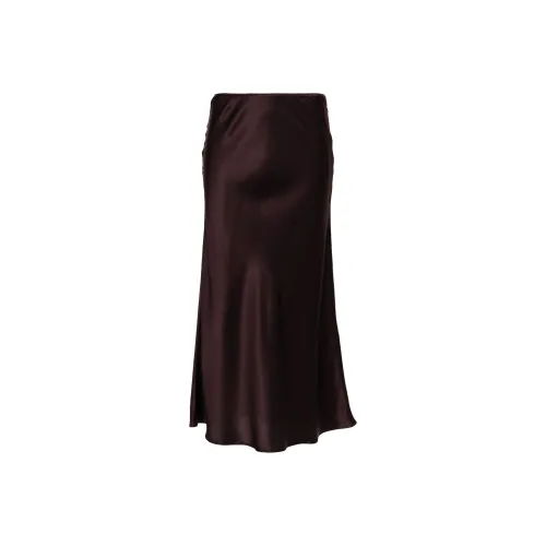 ROBERTO COLLINA SS24 Повседневная длинная юбка женский цвет баклажан