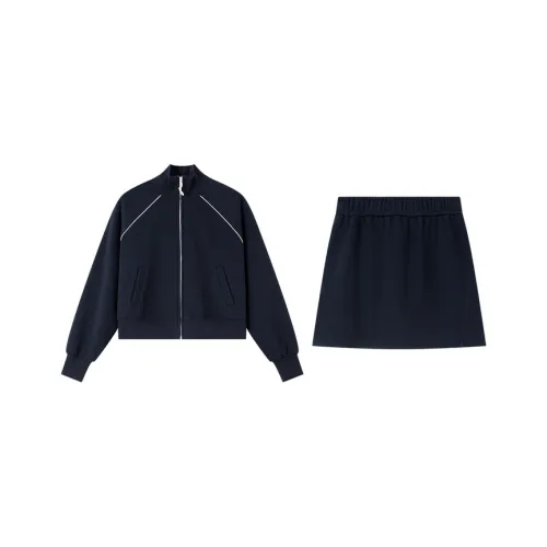 VIMLY Комплект с юбкой Женские Темно-синий