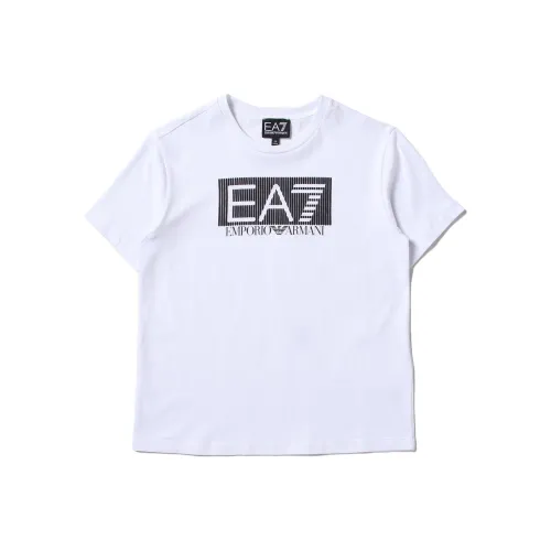 EMPORIO ARMANI SS23 T-Shirt Белый Детский