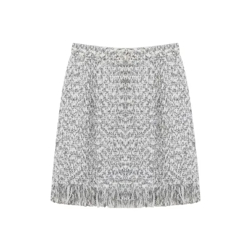 NancyCavally Повседневные короткие юбки женские серые