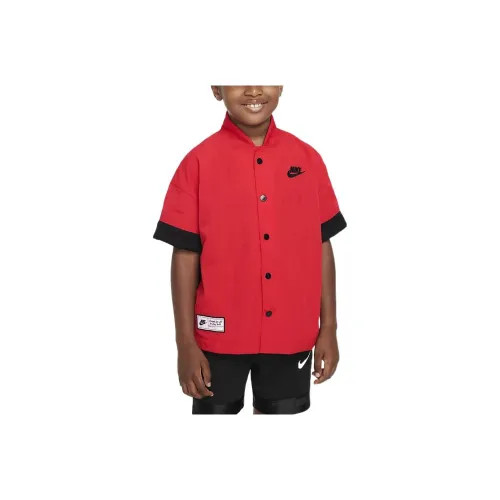 NIKE Red Kids Рубашки