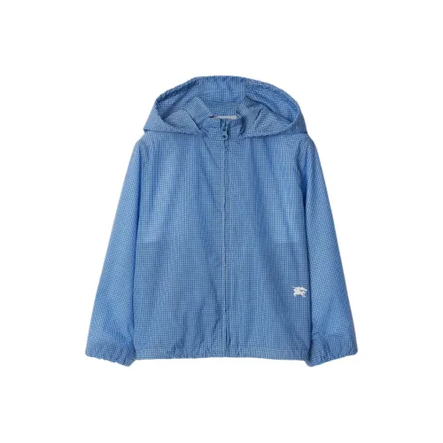 Burberry SS24 Куртки и Пальто Детский Светлый Стальной Синий