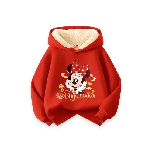 Disney Толстовка DIYin Красный цвет Праздник Весны Детский