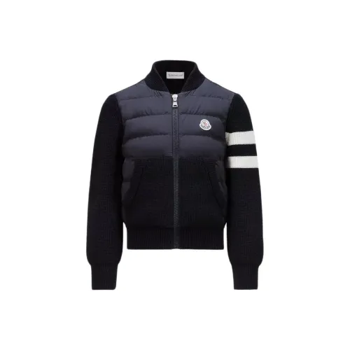 Moncler Куртки и Пальто Синие Детские
