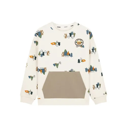 Skechers Kids Свитшот Бежевый Желтый Детский