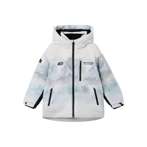New Balance совместный бренд Пуховик Белый Дети Возраст 3-7 лет