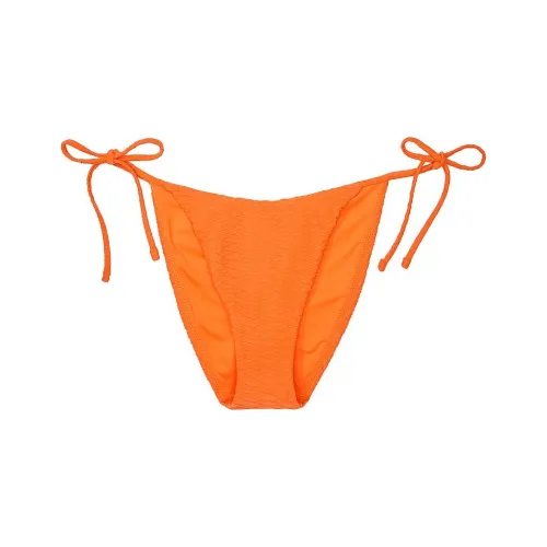 Victoria's Secret Mix Match Боковая сторона Галстук Cheeky Бикини Низ Плавки Женские Солнечно-оранжевый
