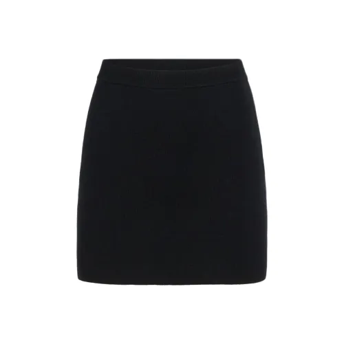 KHAITE FW24 Darrion Юбка Повседневная Короткая Юбка Женская Черная