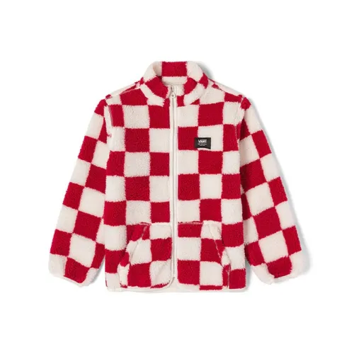 Vans Куртки и Пальто Vans Checker Красный Белый Шахматный Узор Детский
