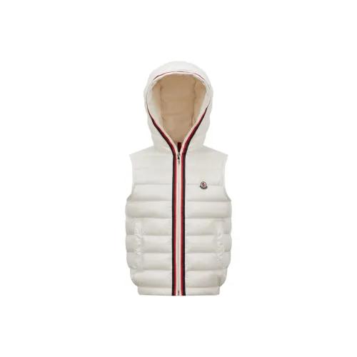 Moncler Пуховый жилет Белый для детей 3-7 лет