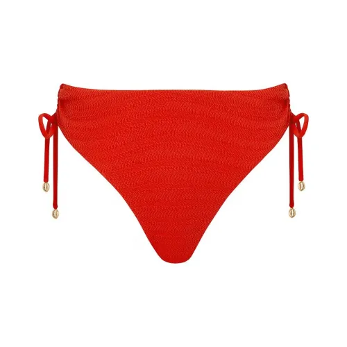 Victoria's Secret BLUEBELLA Shala Регулируемый Высокий Обхват Талии Бикини Трусы TR Плавки Женские Томатный Красный