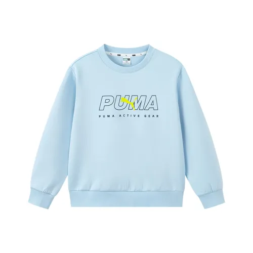 PUMA Толстовка PERFORMANCE Ледяной синий для детей 3-7 лет