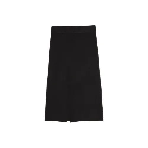 ELLE Повседневные короткие юбки Женские Черный