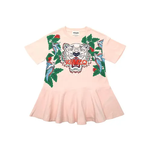 KENZO Светло-розовые Платья для Детей
