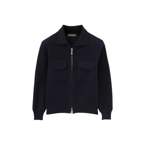 Loro Piana Kids Куртки морского синего цвета