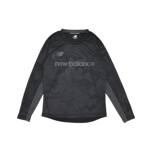 New Balance Черно-серый Цвет Kids T-рубашки