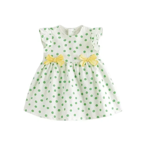MARC JANIE Детское платье цвет зеленый