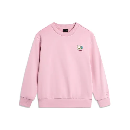 LINING YOUNG Свитшот Sports Life Collection Прозрачно-розовый Подростки
