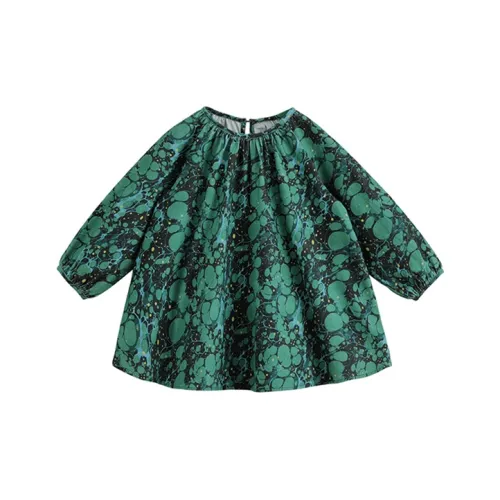 MARC JANIE Lufu series Детское платье Зеленый детскосланик