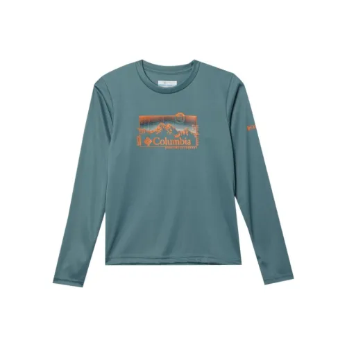 Columbia Серо-голубые Kids T-рубашки